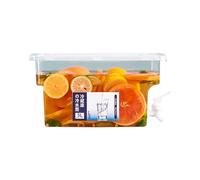 Distributore di bevande - frigorifero con grande capacità con rubinetto | Secchio di succo di frutta per frigorifero | 5 litri contenitore per la produzione di tè e succhi di frutta