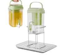 Distributore di bevande - Grande capacità con maniglia per il trasporto - Dispenser per bevande per frigorifero | per viaggi, avventura, picnic, raccolta di bibite gassate, limonate e succhi di frutta