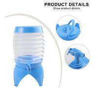 Distributore di bevande in plastica a prova di perdite con supporto stabile per