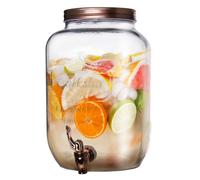 Distributore di Bevande in Vetro con Rubinetto 8,8 L - Serate Estive