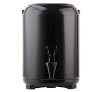 Distributore di bevande isolato con rubinetto per acqua calda, design a doppia parete per mantenere la temperatura, perfetto per caffè, succhi di frutta, tè, sidro, latte