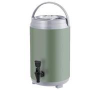 Distributore di bevande isolato con rubinetto per bevande calde e fredde, ideale per caffè, tè, acqua, latte e succhi di frutta