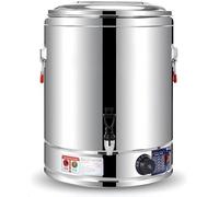Distributore di bevande isolato con rubinetto, urna per acqua calda in acciaio inox, per catering, servizio efficiente, grande capacità, ideale per eventi e raduni