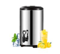Distributore di bevande isolato Contenitore a doppia parete con rubinetto | Contenuto Dispenser di cioccolato caldo in acciaio inossidabile per bere freddo e caldo come il tè del succo per il campeggio