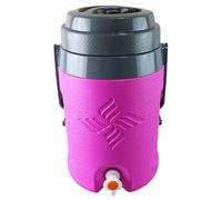 Distributore di bevande isolato - Grande dispenser di acqua isolato da 5,8 litri per esterni con robusto manico confortevole, refrigeratore sportivo per la raccolta di bevande fredde e calde,