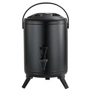 Distributore di bevande isolato in acciaio inossidabile con rubinetto, erogatore di bevande calde e fredde per tè al latte, caffè, feste