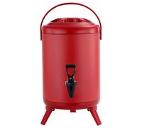 Distributore di bevande isolato in acciaio inox con beccuccio, per tè, caffè, latte, acqua, succhi di frutta, perfetto per feste e uffici, capacità 12 l