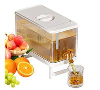 Distributore di bevande per frigorifero - Contenitore per succhi di bevande fredde con rubinetto e filtro rialzato | Per cena di festa picnic eventi a bordo piscina Uso Familia