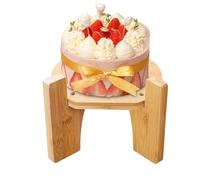 Distributore di bevande | Scaffale rotondo a base d'acqua | Supporto in legno per brocche di sostegno, piano di lavoro, stazione di bevande, design stabile, cucina, feste, cibo, eventi