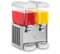 Distributore di Bevande Succo Commerciale Elettrico 36 Litri 2 contenitori 18l