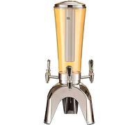 Distributore di birra a torre da 3 litri con rubinetto, fusto illuminato per uso domestico e commerciale, ghiaccioli rimovibili per temperatura ideale per bevande, perfetto per ristoranti e hotel