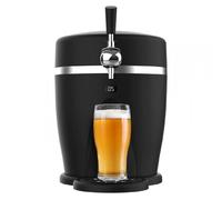 Cecotec BeerFlow 5000 - Dispenser per birra da 60 W, gamma di temperatura controllata da 3 a 6 °C, compatibile con fusti universali pressurizzati, 5 l, indicatore temperatura LED, maniglia per il