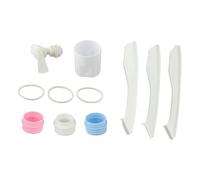 Distributore di bottiglie d'acqua invertito con manuale per, supporto triangolare stabile per acqua potabile da tavolo, per staffa in plastica ABS per ufficio casa, bianco