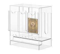 Distributore di buste in acrilico, con 3 scomparti, sistema di smistamento efficiente | Pratico booster per carte sportive, booster per carte collezionabili da spendere, sport e altro ancora