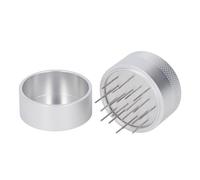 Distributore di Caffè con Aghi in Acciaio Inox e Base - Strumento Manuale per Distribuire Uniformemente il Macinato, Ideale per Espresso a Casa o in Ufficio (58 mm)