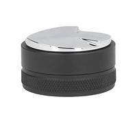 Distributore di caffè in acciaio inox e pressino regolabile, strumento livellatore per caffè a doppia testa con impugnatura ergonomica antiscivolo per portafiltro per espresso, alt (2,28 pollici)