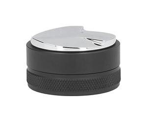 Distributore di caffè in acciaio inox e pressino regolabile, strumento livellatore per caffè a doppia testa con impugnatura ergonomica antiscivolo per portafiltro da espresso, alte (2 pollici)