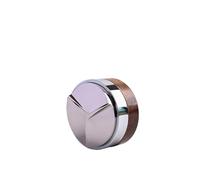 Distributore Di Caffè In Noce Con Pendenza A Tre Angoli Da 51/53,3/58,5 Mm Livellatore For Caffè Regolabile In Altezza In Acciaio Inossidabile Tamper For Caffè Espresso(58.5mm)