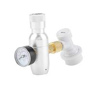 Distributore di Caricatore del Caricabatterie della Birra Keg CO2, Regolatore CO2 Caricatore Disconnetto Kit di Caricabatterie Kegerator CO2, 16G Disconnect Rapido 'adattatore (0-60PSI) (0-150PSI)