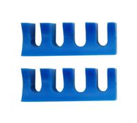 Distributore di carico per racchetta da badminton, 2 pezzi, in PVC, per ridurre al minimo la concentrazione del carico del punto durante l'infilatura manuale (blu)