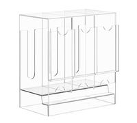 Distributore di carte - Organizzatore acrilico per un facile accesso, design resistente spazio con una chiara funzione di visualizzazione, supporto per le carte per il gioco di lavoro per la casa