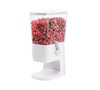 Distributore di Cereali da Banco, Contenitore per Snack e Cibo Secco da 3,2 L, con Coperchio, per Dispensa e Cucina