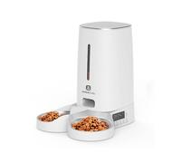DISTRIBUTORE DI CIBO PER ANIMALI MOLLY&CODY LUCKY - Capacità 4l in ABS, acciaio inox, Automatico, per 30, Tasto blocco