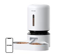 Distributore di cibo per animali Petlibro Granary PLAF103 5L WiFi Doppia Ciotola Bianco
