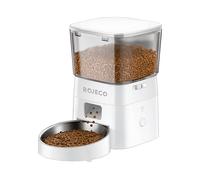 DISTRIBUTORE DI CIBO PER ANIMALI ROJECO 2l WiFi Capacità 2l in Plastica ABS e acciaio inox 304, Automatico, per 10 pasti
