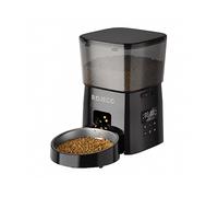 DISTRIBUTORE DI CIBO PER ANIMALI ROJECO RWSQ-02 Black - Capacità 2l in ABS, Automatico, per 10, Sistema anti-intasamento