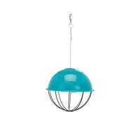 DISTRIBUTORE DI CIBO PER ANIMALI TRIXIE 61072 - in metallo e plastica, per roditori, anello di protezione
