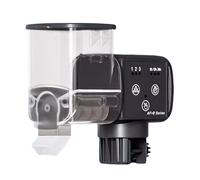 Distributore di cibo per pesci - Distributore automatico intelligente, design impermeabile ricaricabile, controllo delle porzioni regolabile | Mangiatoia per tartarughe stagno acquario dispositivo