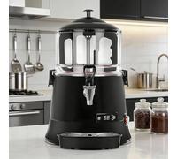 Distributore di cioccolata calda, 600 W, riscaldatore elettrico per bevande con riscaldamento continuo e agitazione, capacità 10 l, ideale per cioccolato, caffè, tè al latte, caffè
