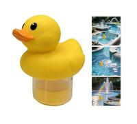 Distributore di cloro, a forma di per piscina, universale, trasparente, resistente ai raggi ultravioletti, dispenser galleggiante, cloro, , festa spa vasca idromassaggio all'aperto