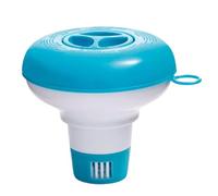 Distributore Di Cloro Galleggiante per Piscina, Diffusore Galleggiante Rullo Multifunzione Termometro Prodotto Chimico con Supporto Tablet