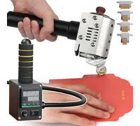 Distributore di colla a caldo, macchina riscaldante commerciale con display digitale, controllo della temperatura 50-220 ℃, barili da 50 ml o 150 ml, include rulli di colla