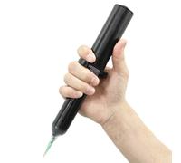 Distributore di colla pneumatica con compressore d'aria integrato per colle acquose, sistema di erogazione manuale, compatibile con tubo di colla da 30 ml