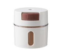 Distributore di condimenti, quantitativo a prova di umidità per cucina, contenitori da 0,5 g, dispenser per sale e pepe, magnetico, montaggio a parete per un controllo preciso della quantità di