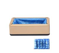 Distributore di copertura per scarpe - 40x21x12cm ABS portatile ABS | Applicatore automatico non resistente alla polvere con 100 borse perfette per l'ufficio del museo di laboratorio ospedaliero Home