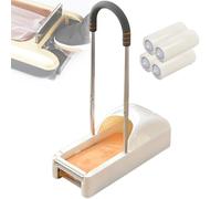 Distributore di copriscarpe, macchina automatica step-in, include 2 rotoli | Dispenser automatico per copriscarpe con fino a 2400 usi, design durevole per la pulizia della casa e della fabbrica