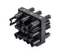 DISTRIBUTORE DI CORRENTE BACHMANN Wieland Verteilerblock GST18 1E/1+6A, Nero