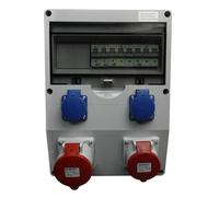 Distributore di corrente da cantiere Distributore di corrente da parete CEE...