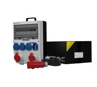 Distributore di corrente da cantiere TD-S/FI 2x16A 4x230V cavo di...