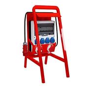 Distributore di corrente di costruzione con supporto, pTD-S/FI 32A 16A 4x230V Dottorvolt 6221