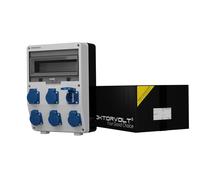 Distributore di corrente Doktorvolt TD 6x230V con combinazione di prese Mennekes