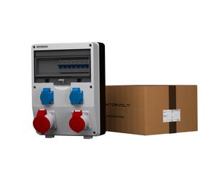 Distributore di corrente ECO-S 1x32A 1x16A 2x230V franz/belg system Doktorvol...