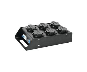 DISTRIBUTORE DI CORRENTE EUROLITE SAB-61, 230 V, Nero