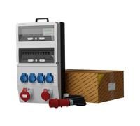 Distributore di corrente eXT-S/FI 32A 16A 4x230V + licznik 3F SKH Schuko 2339
