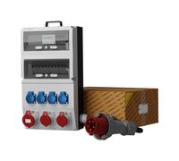 Distributore di corrente eXT-S/FI SKH 32A 2x16A 4x230V + contatore...