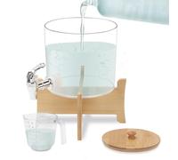 Distributore di detersivo per bucato da 2,5 l con funzione erogatore di rubinetto, contenitore con coperchio, dispenser di detersivo liquido per candeggina, ammorbidente in polvere (1)